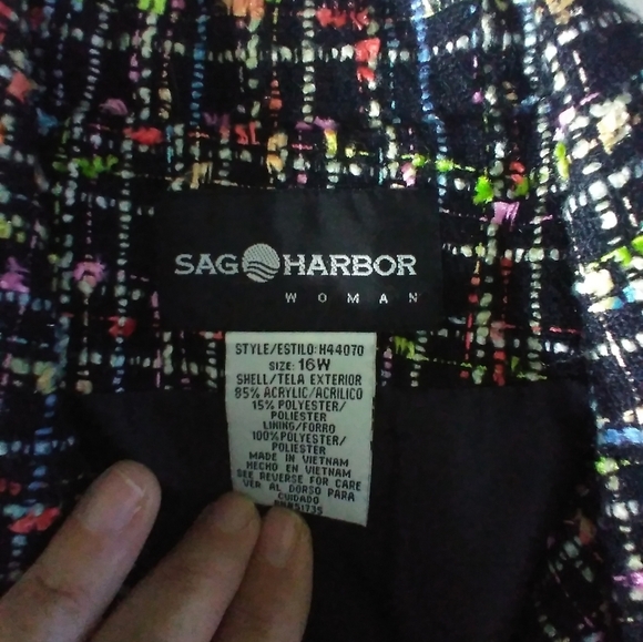 Sag harbor cardigan jacket 16W - Picture 2 of 6